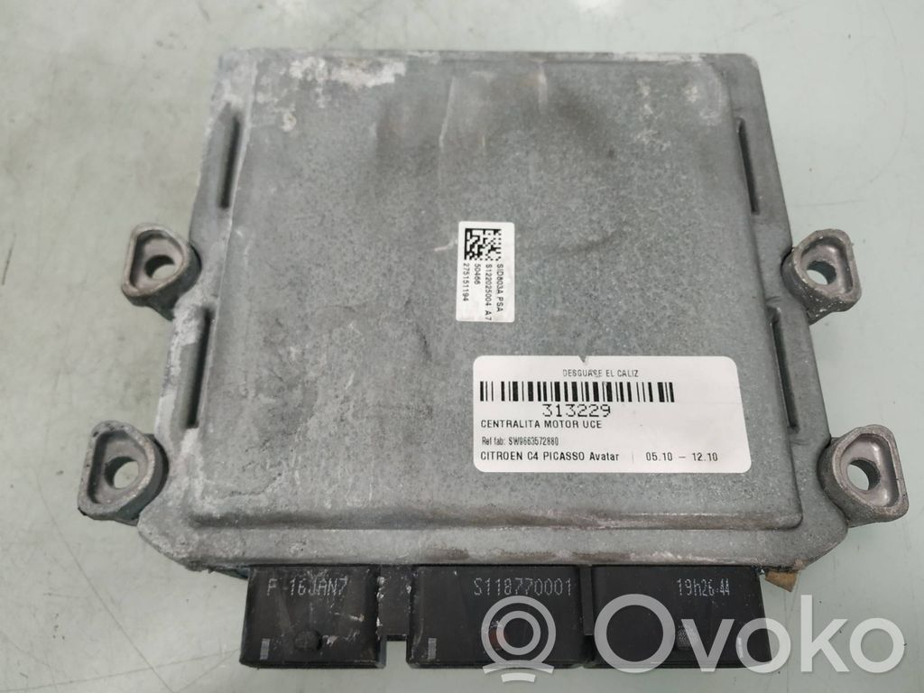 Citroen C4 I Picasso Engine control unit/module 