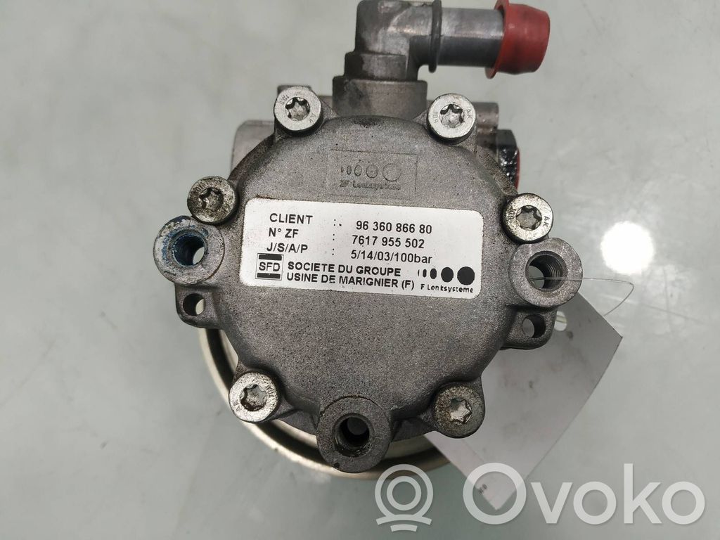 Ohjaustehostimen pumppu   9636086680