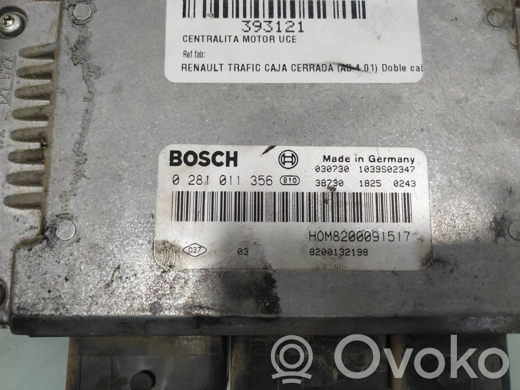 Renault Trafic II (X83) Engine control unit/module 