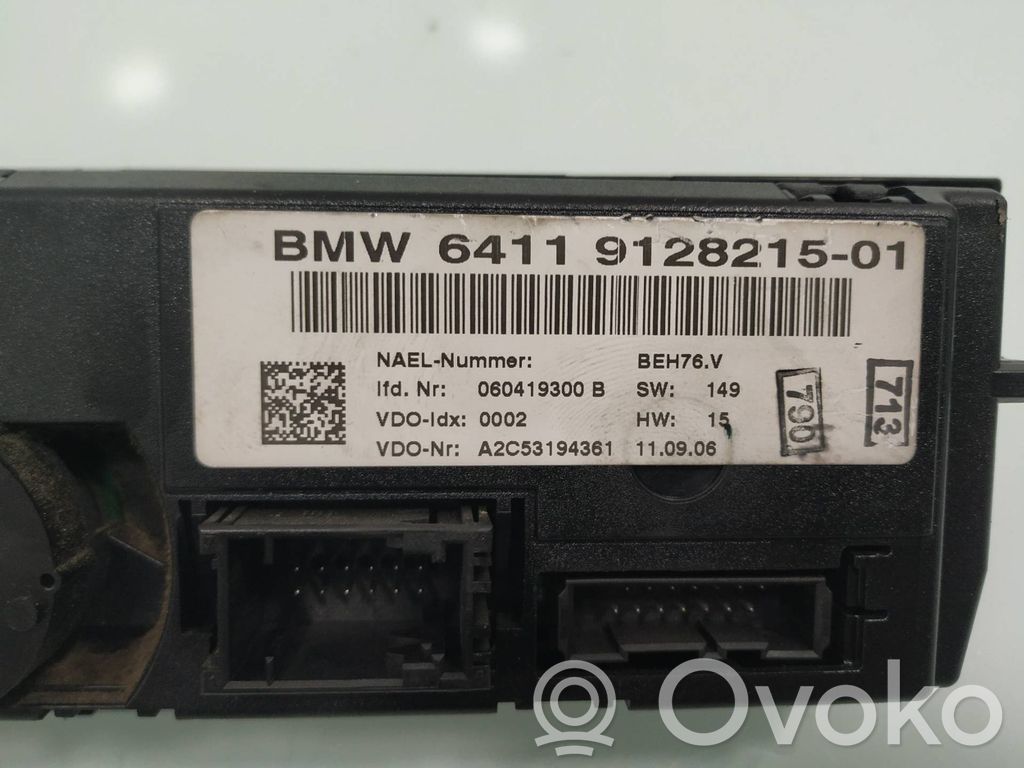 BMW 1 E81 E87 Climate control unit 