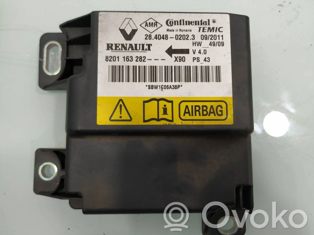 Dacia Sandero Sterownik / Moduł Airbag 