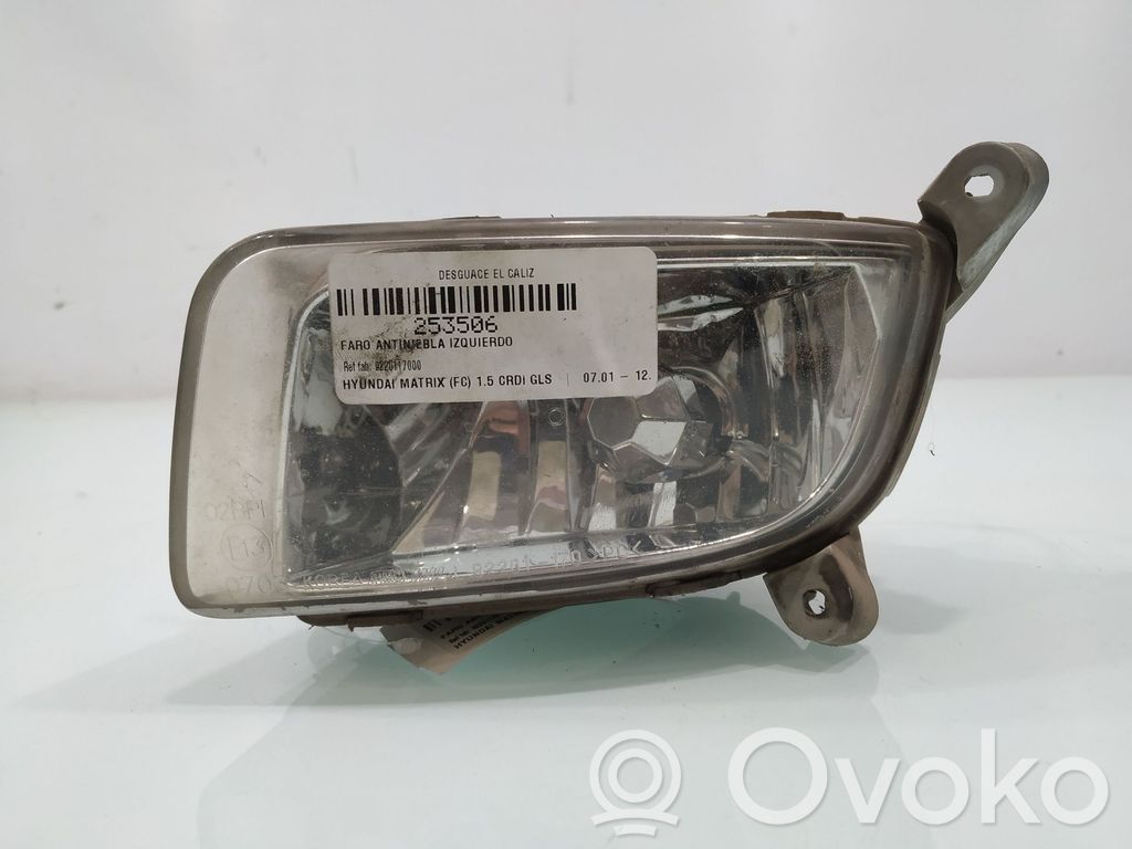 Hyundai Matrix Etusumuvalo 