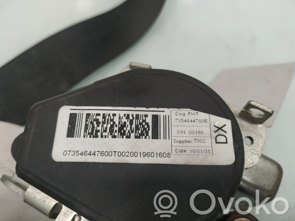 Citroen Nemo Pas bezpieczeństwa fotela przedniego 