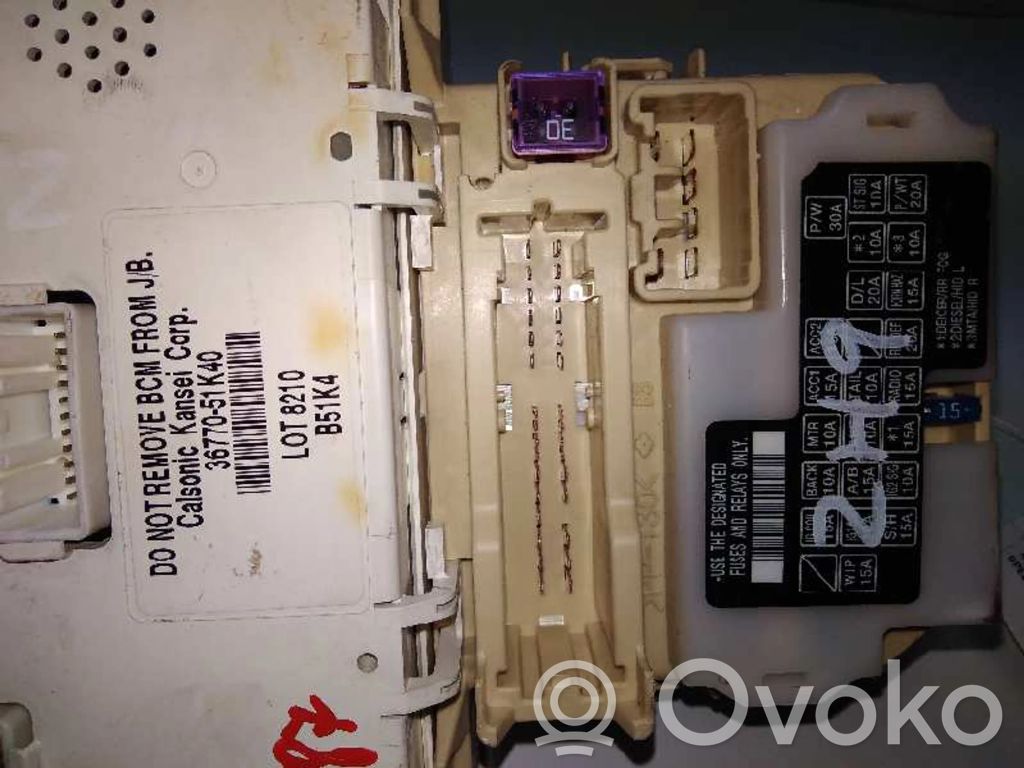 Opel Agila B Fuse module 