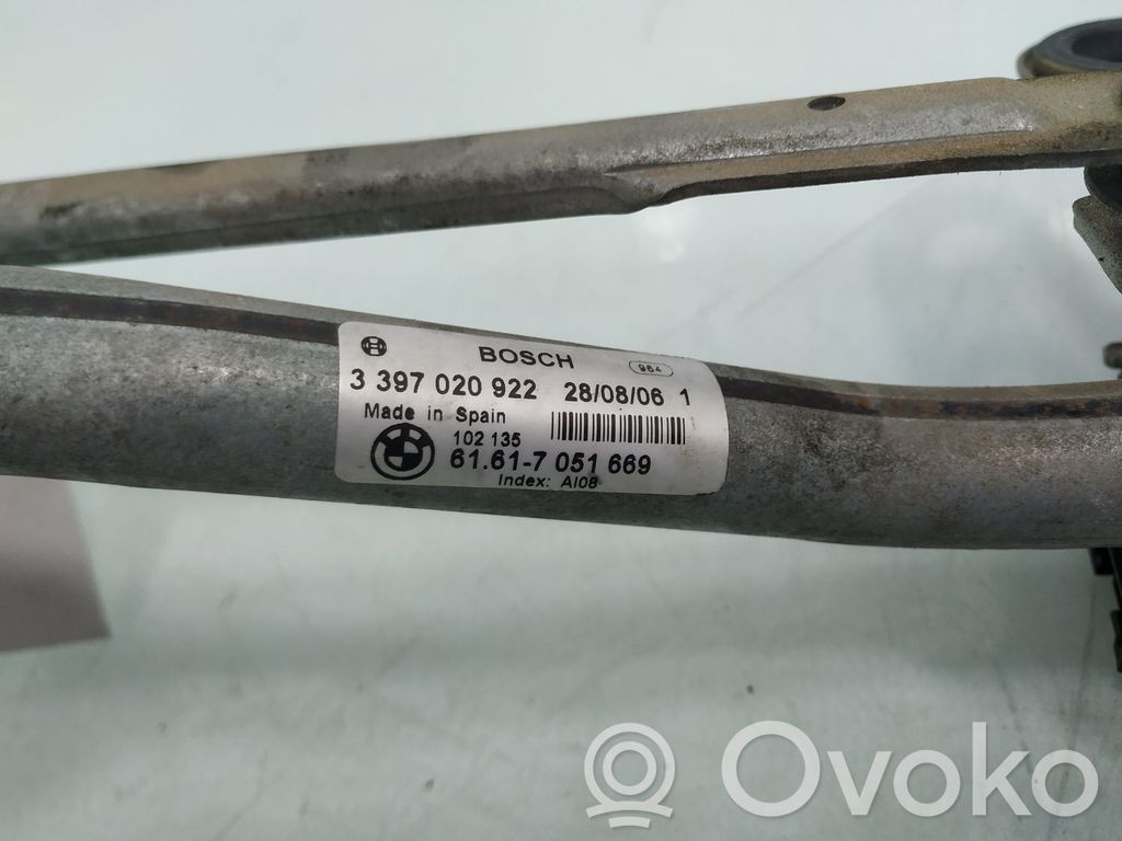 BMW X3 E83 Motor și paralelogram ștergător parbriz 