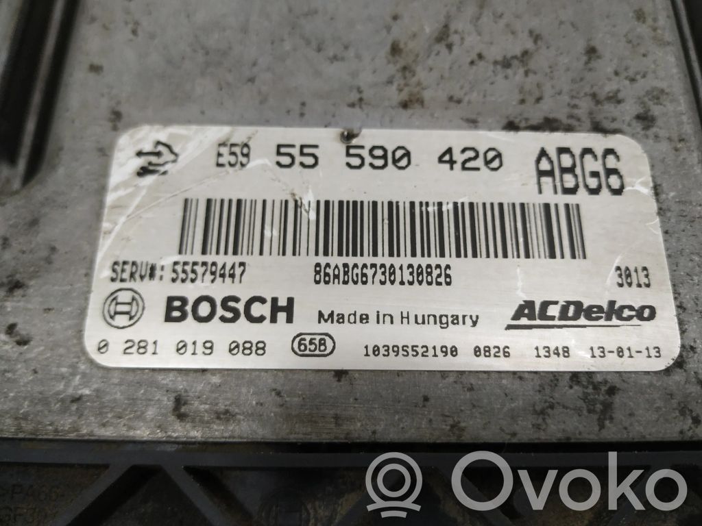 Engine control unit/module   55590420,0281019088