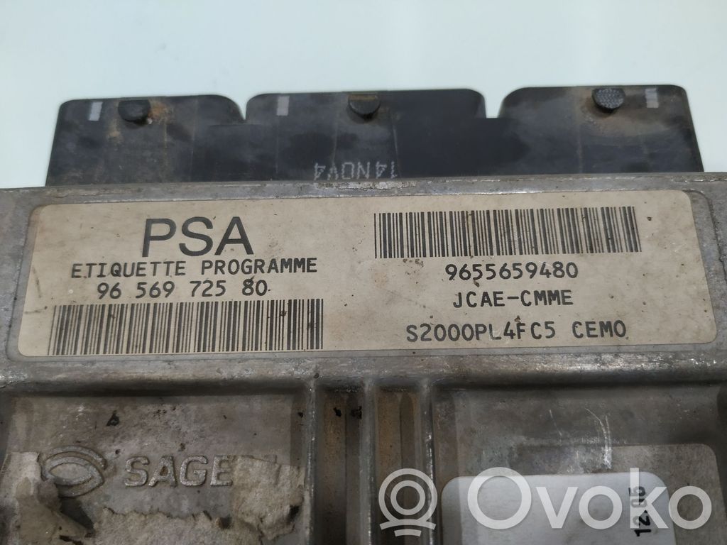 Peugeot 206 Engine control unit/module 