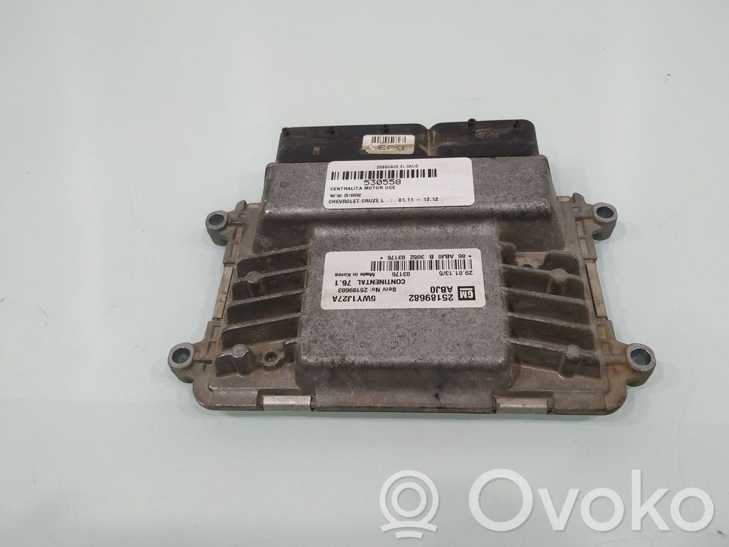 Chevrolet Cruze Unitate/modul de control motor 