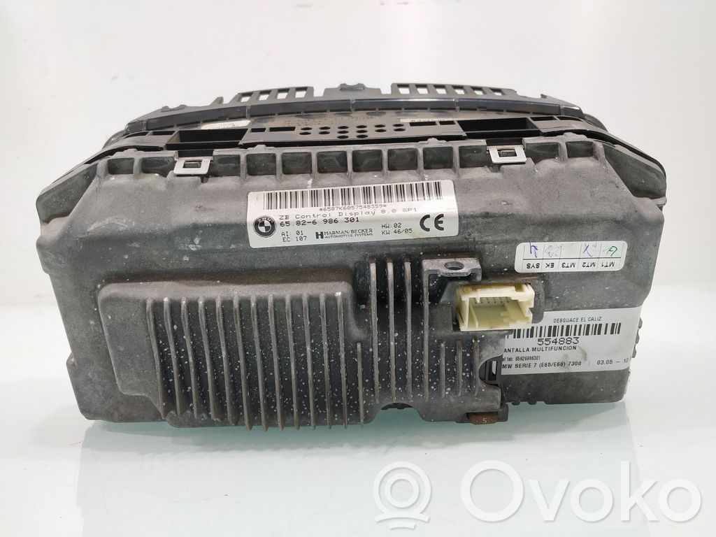 BMW 7 E65 E66 Écran / affichage / petit écran 