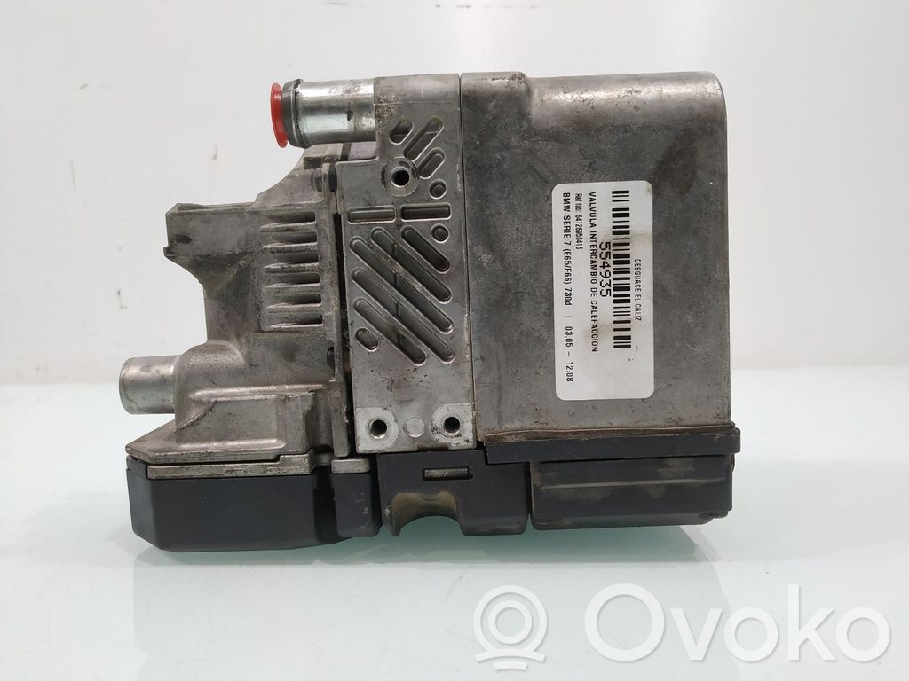 BMW 7 E65 E66 Šildymo radiatoriaus vožtuvas (-ai) (kiaušiniai) 