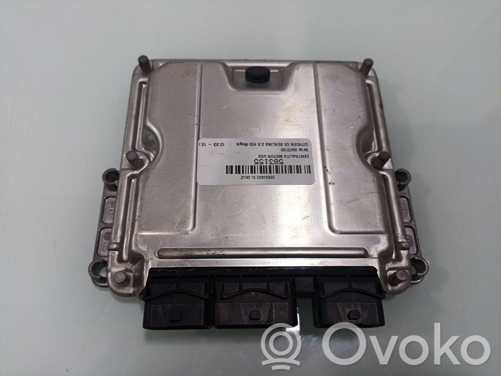 Unidad de control/módulo del motor   9644721080