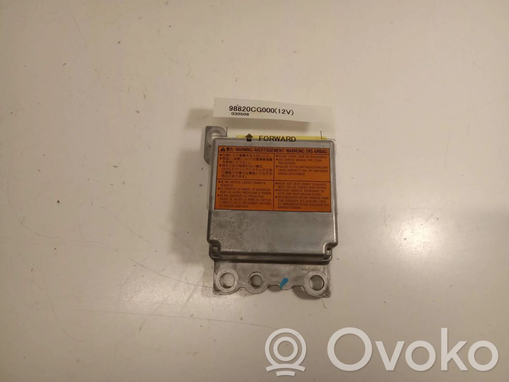 Infiniti FX Airbag control unit/module 