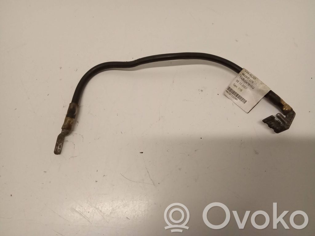Audi A4 S4 B8 8K Cavo negativo messa a terra (batteria) 