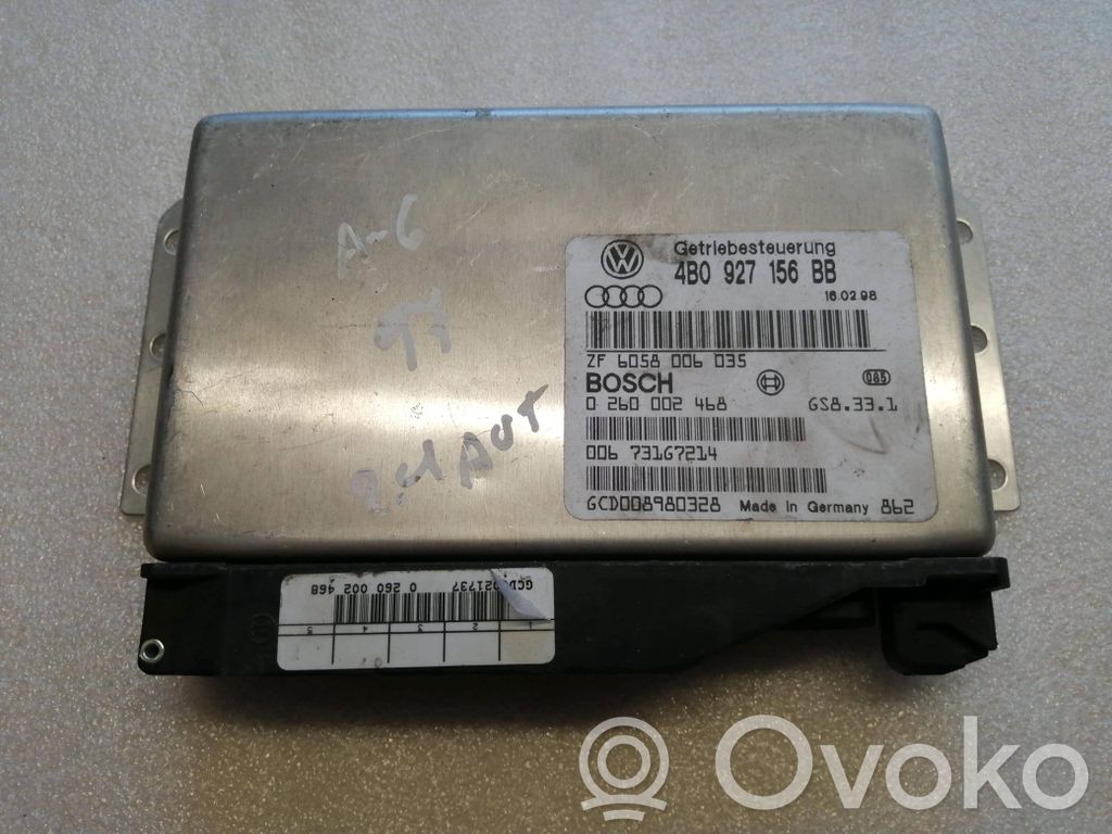 Gearbox control unit/module   4B0927156BB,0260002468,73167214