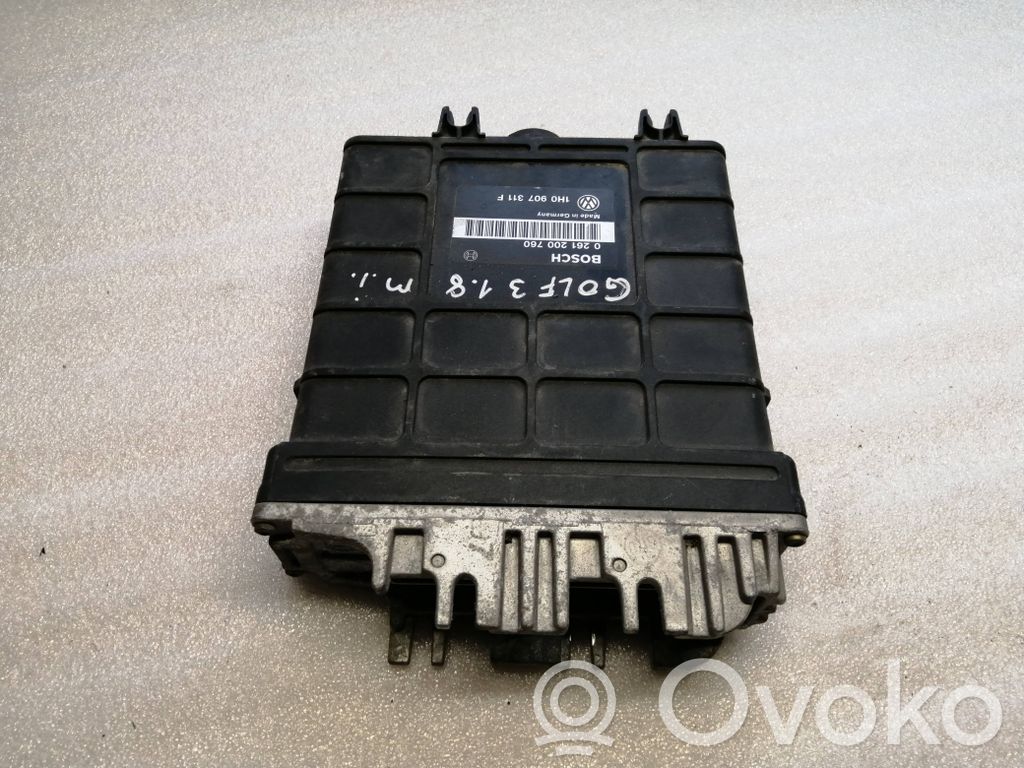 Engine control unit/module   1H0907311F,0261200760
