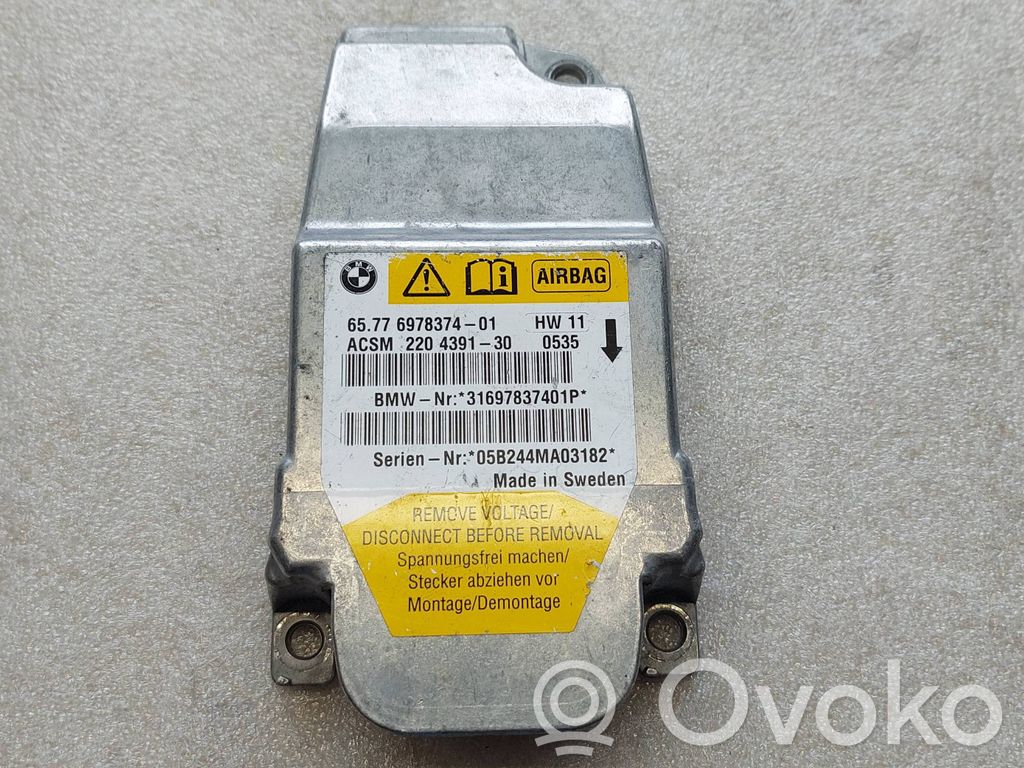 BMW 5 E60 E61 Airbag control unit/module 