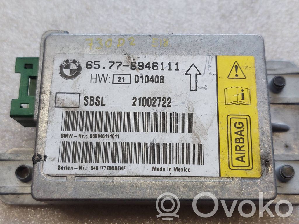 BMW 7 E65 E66 Airbag control unit/module 