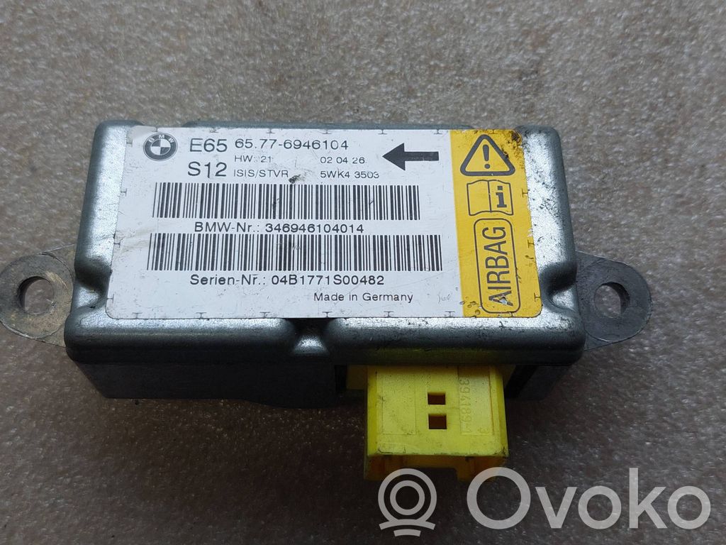 Airbagsensor Crashsensor Drucksensor   65776946104