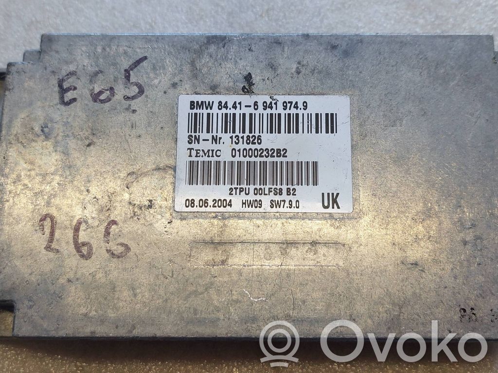 BMW 7 E65 E66 Voice control module 