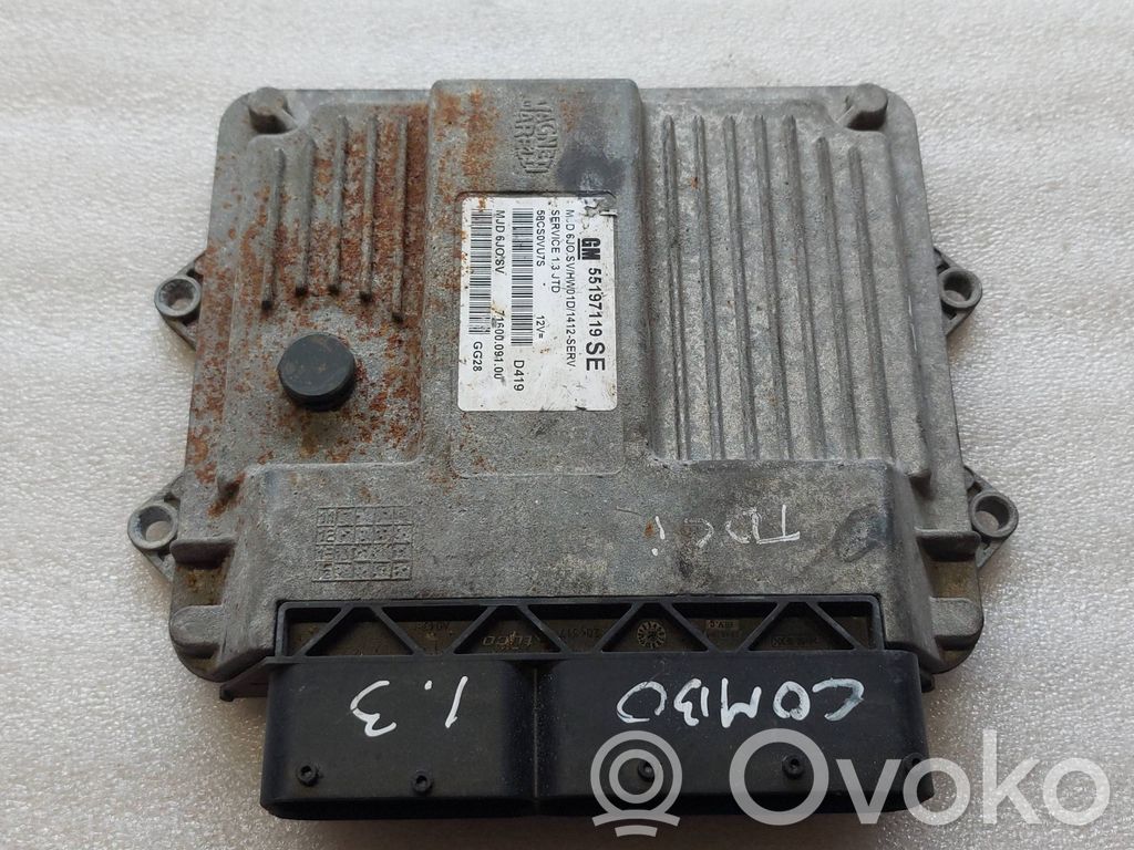 Opel Combo C Variklio valdymo blokas 