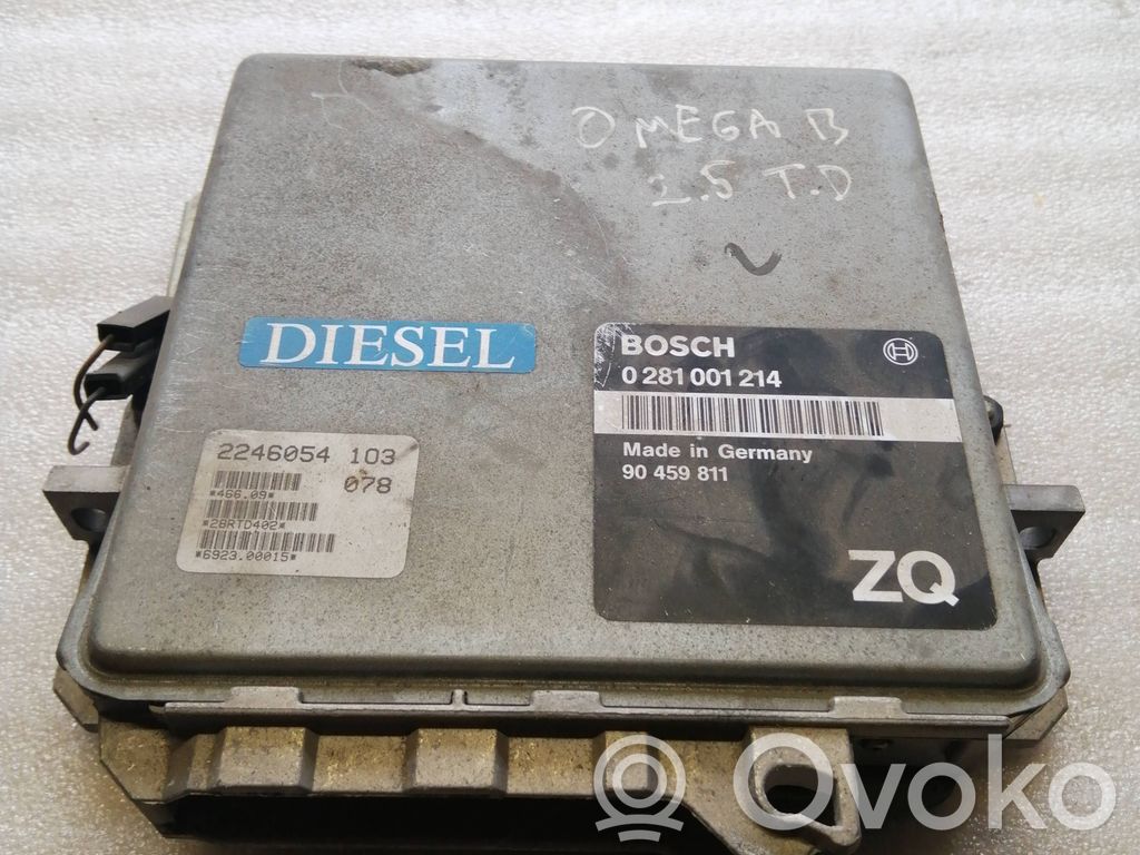 Engine control unit/module   0281001214,90459811