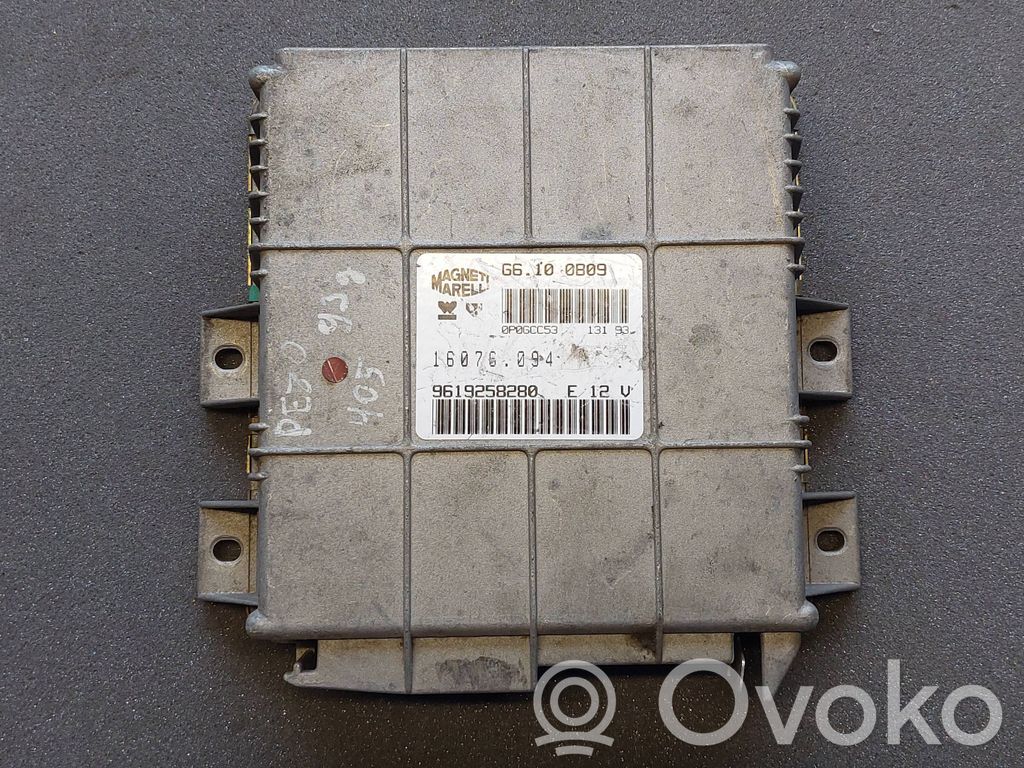 Sterownik / Moduł ECU   9619258280,16076094