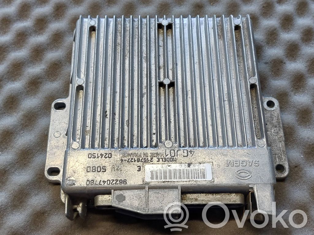 Engine control unit/module   9622047780,215781274