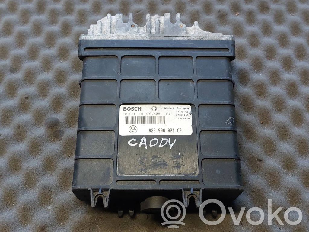 Engine control unit/module   028906021CQ,0281001407,28SA2746