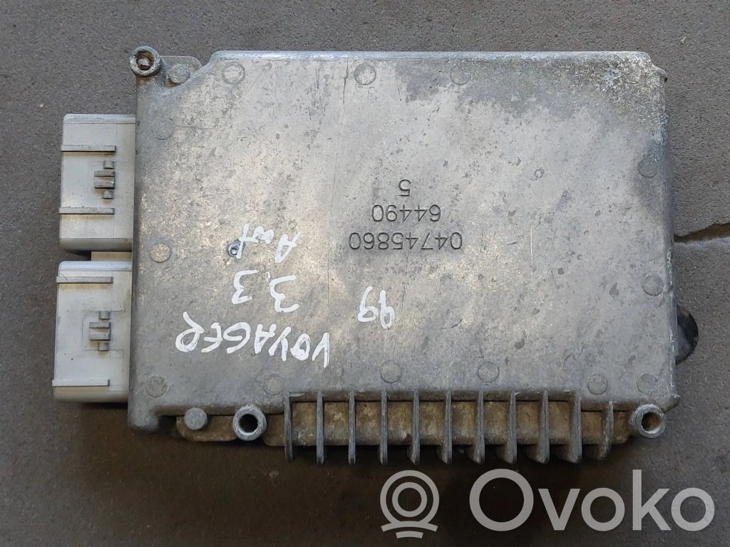 Engine control unit/module   P04727271AB,04727271AB