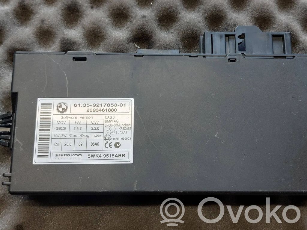 Unité de contrôle module CAS   9217853,2093461880,5WK49515ABR