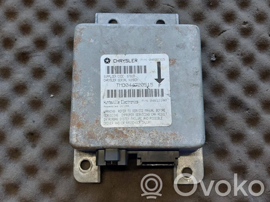 Chrysler Stratus Airbag control unit/module 