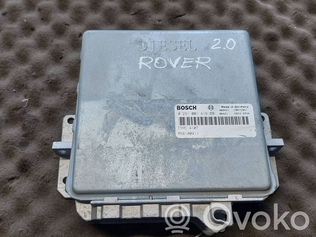 Rover 620 Unidad de control/módulo del motor 