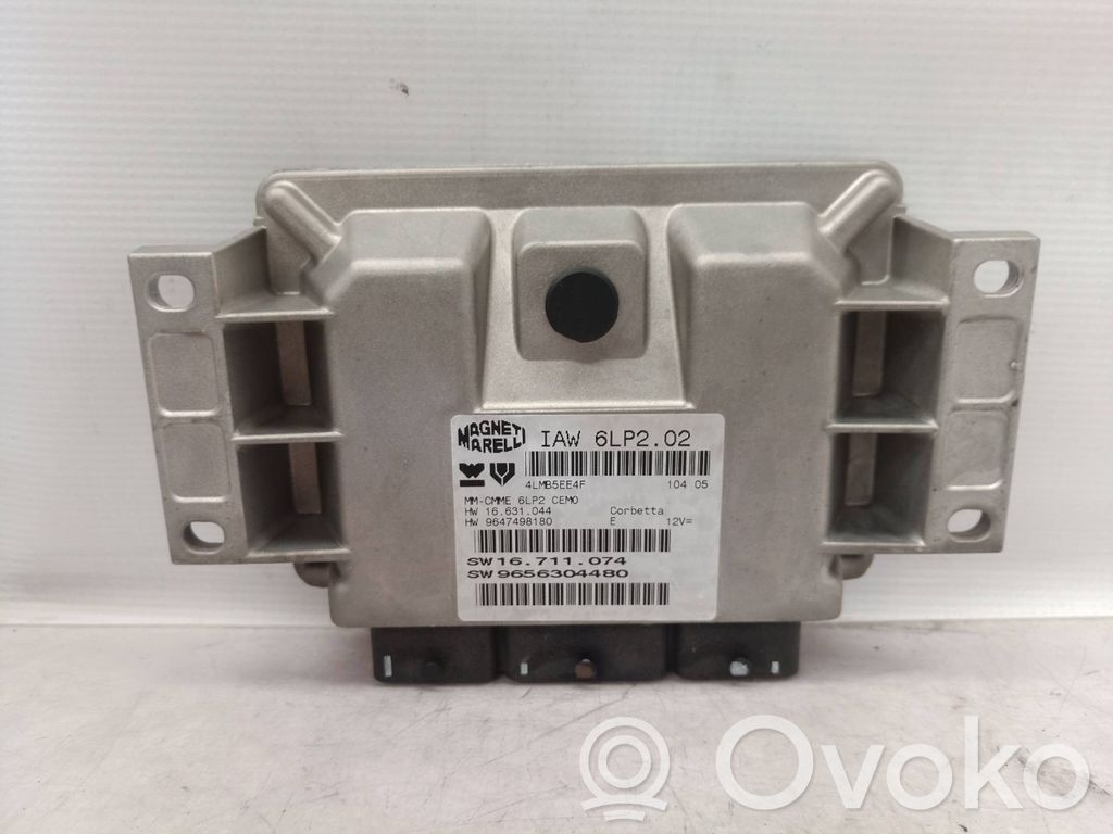 Engine control unit/module   9656304480,9656304480,IAW6LP202