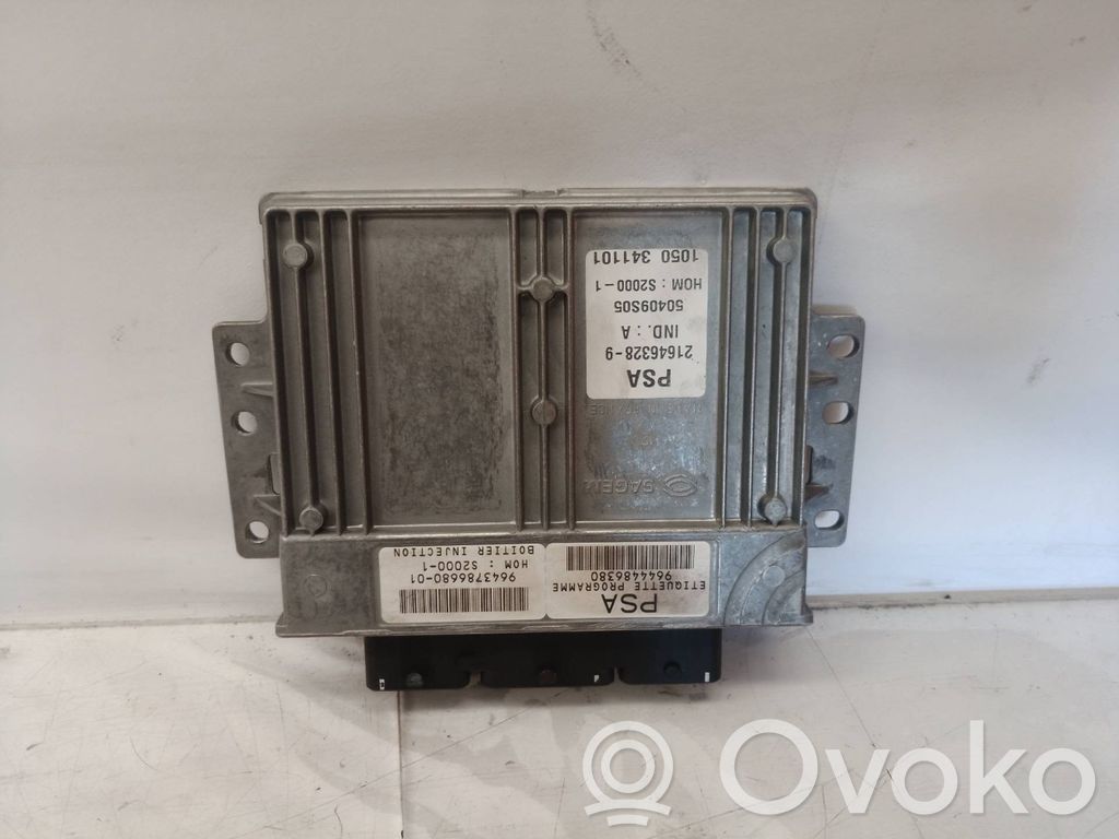 Unidad de control/módulo del motor   9644486380,9644486380,216463289