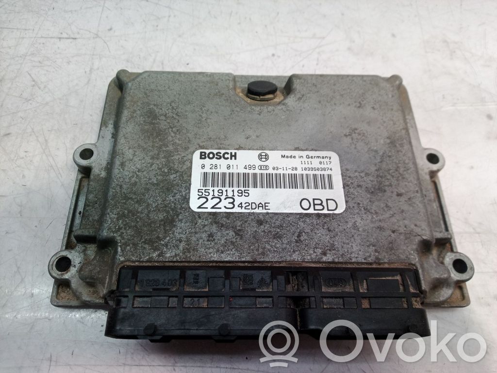 Fiat Doblo Engine control unit/module 