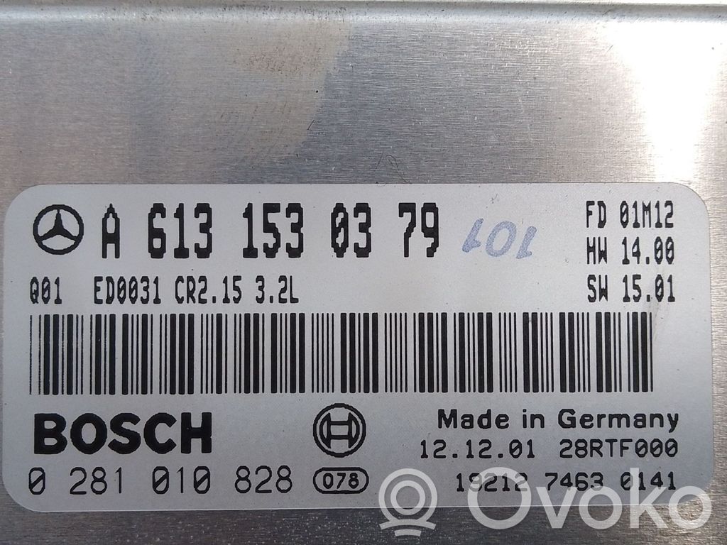 Mercedes-Benz S AMG W221 Engine control unit/module 