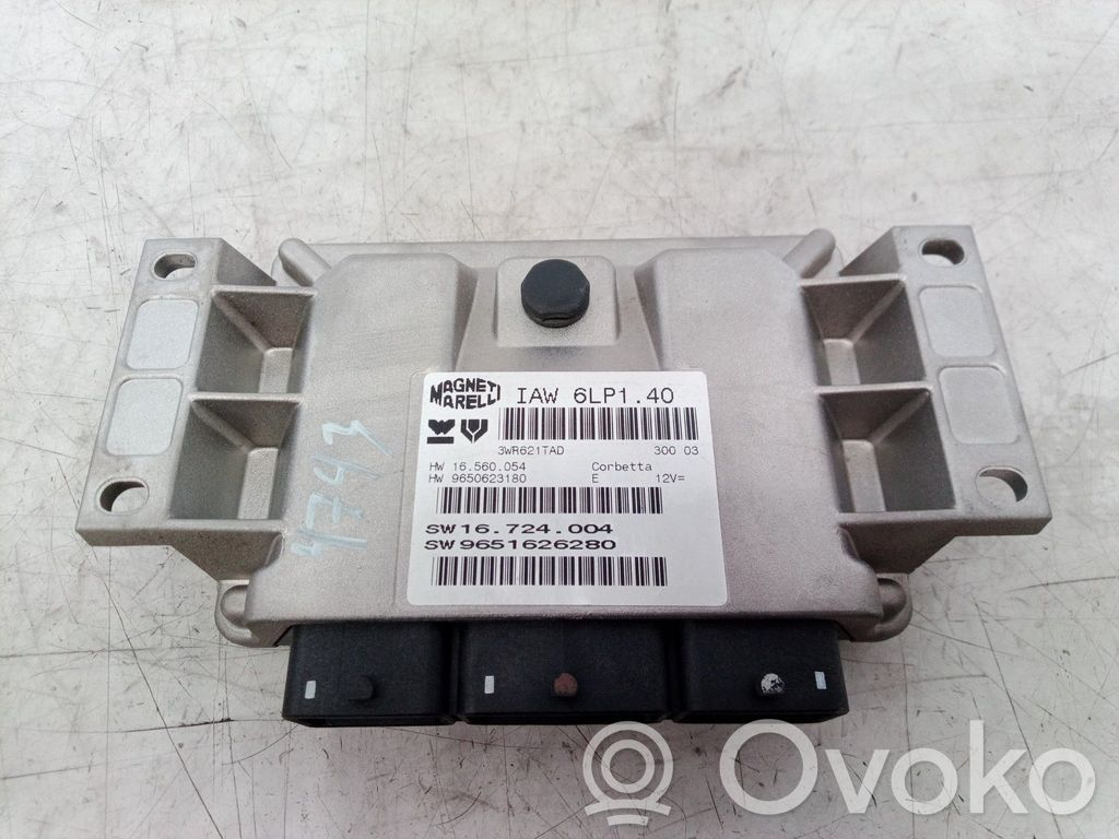 Engine control unit/module   9651626280,9651626280,SW16724004