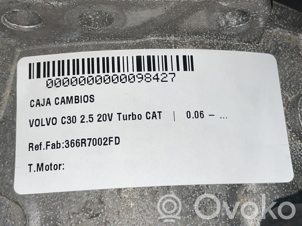 Volvo C30 Manualna 5-biegowa skrzynia biegów 