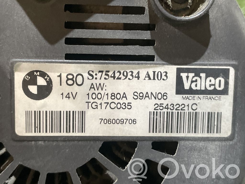 Alternador   TG17C035,7542934VALEO,7542934