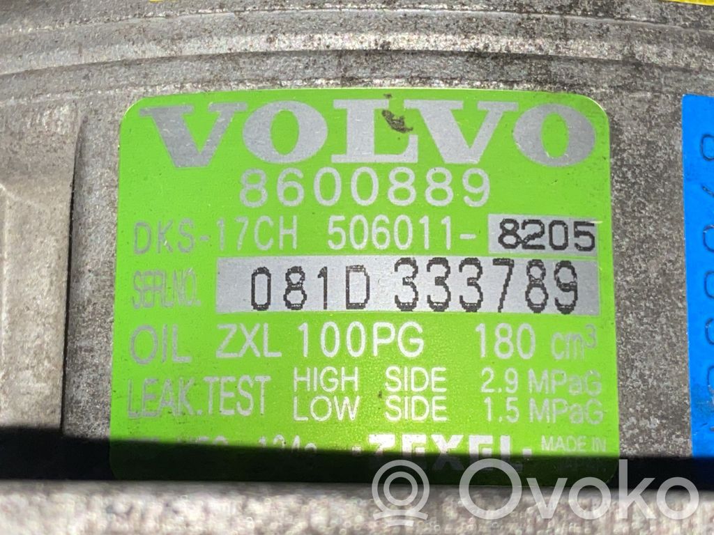 Volvo S80 Kompresor / Sprężarka klimatyzacji A/C 