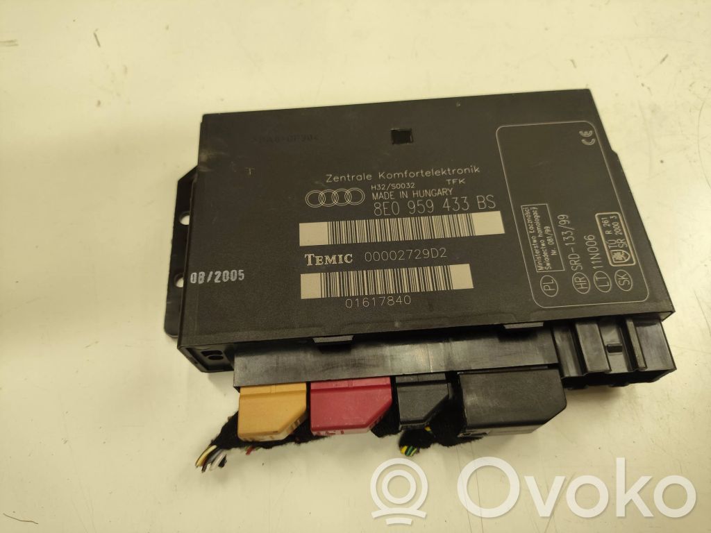Audi A4 S4 B7 8E 8H Module confort 