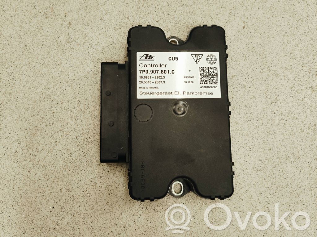 Porsche Cayenne (9Y0 9Y3) Module de commande de frein à main 