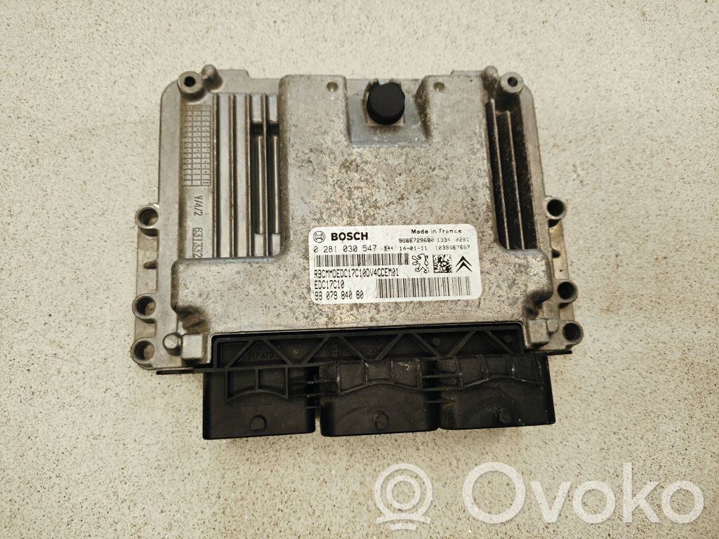 Citroen C3 Pluriel Engine control unit/module 