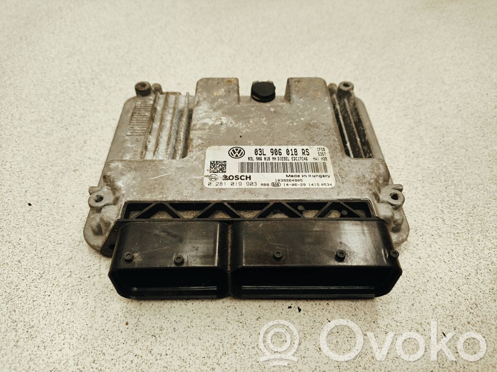 Skoda Superb B6 (3T) Engine control unit/module 