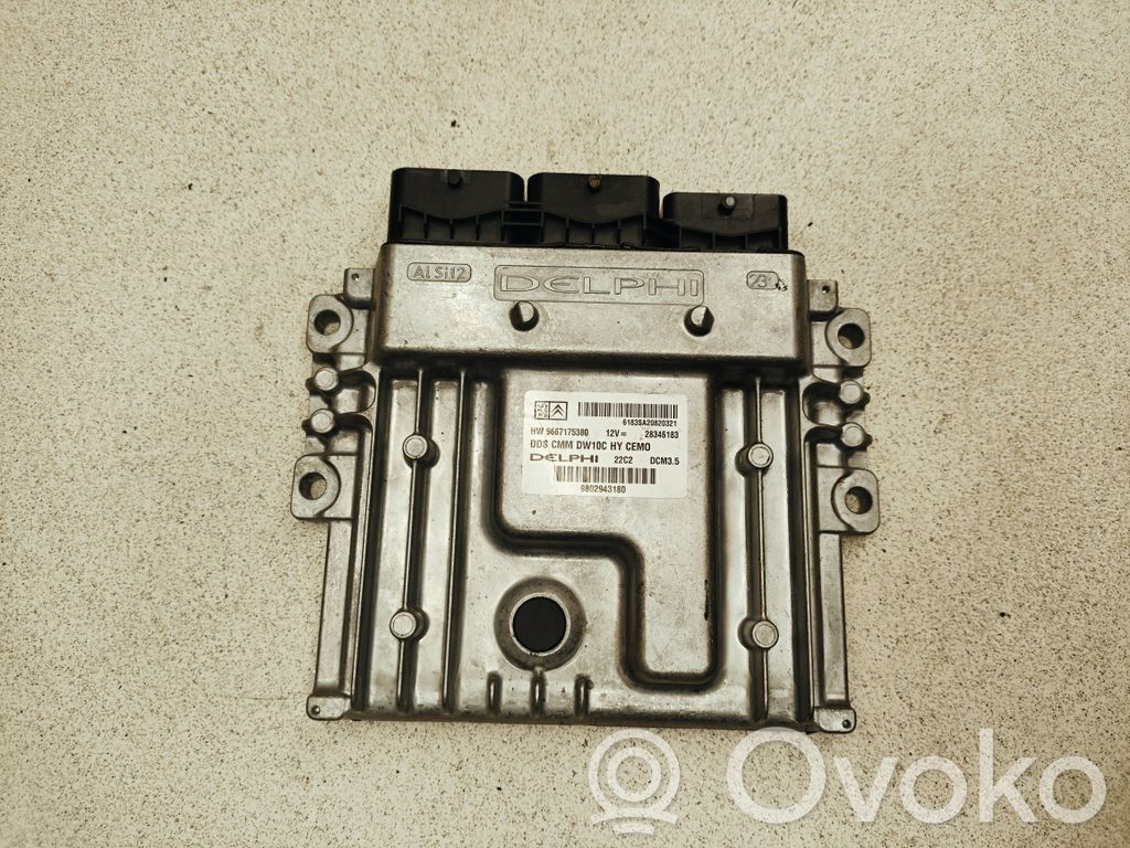 Peugeot 508 RXH Engine control unit/module 