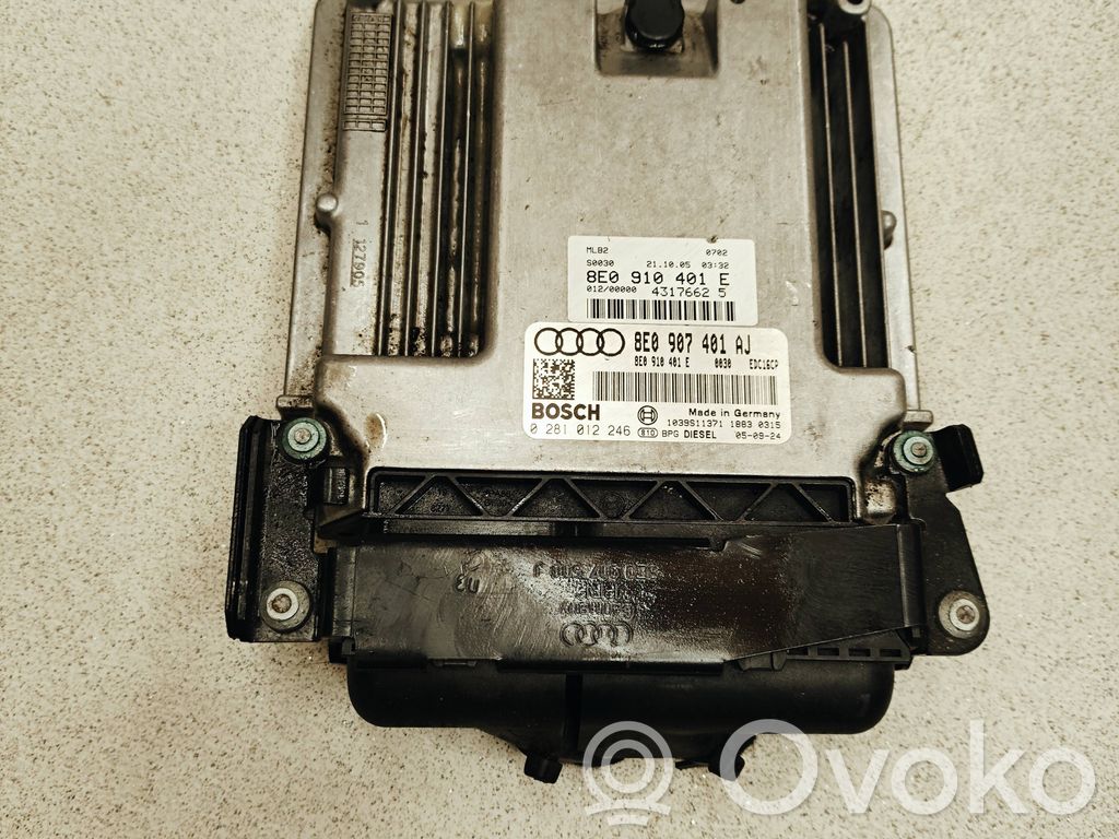 Audi A4 S4 B8 8K Unidad de control/módulo del motor 