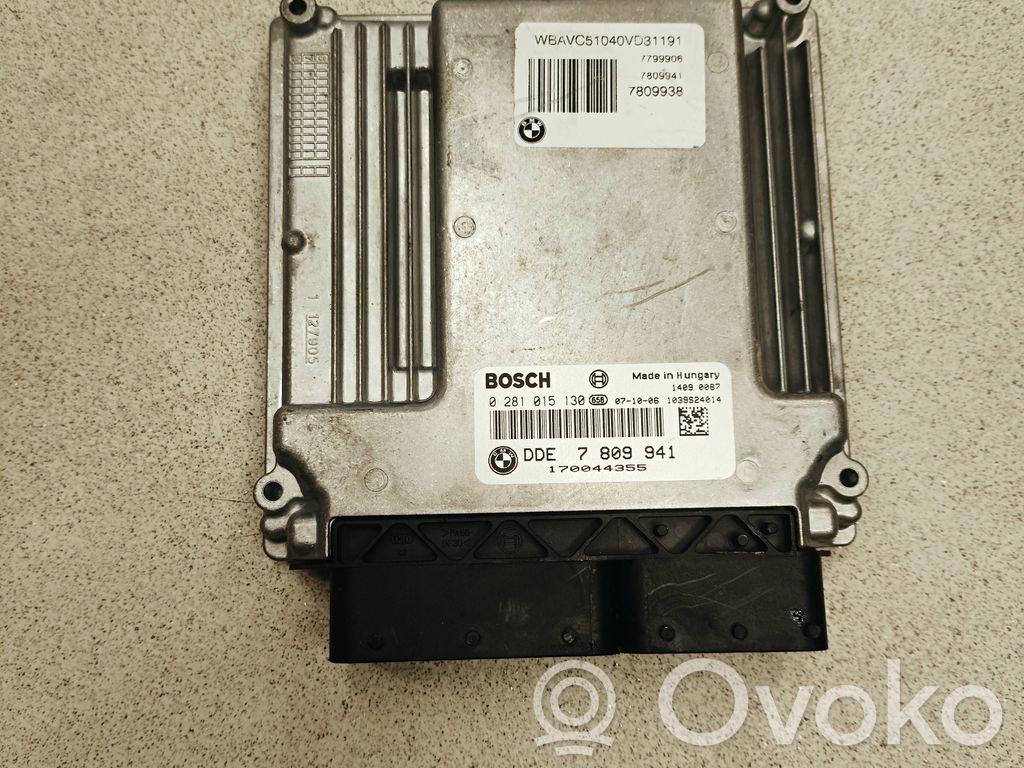 BMW 5 E60 E61 Engine control unit/module 