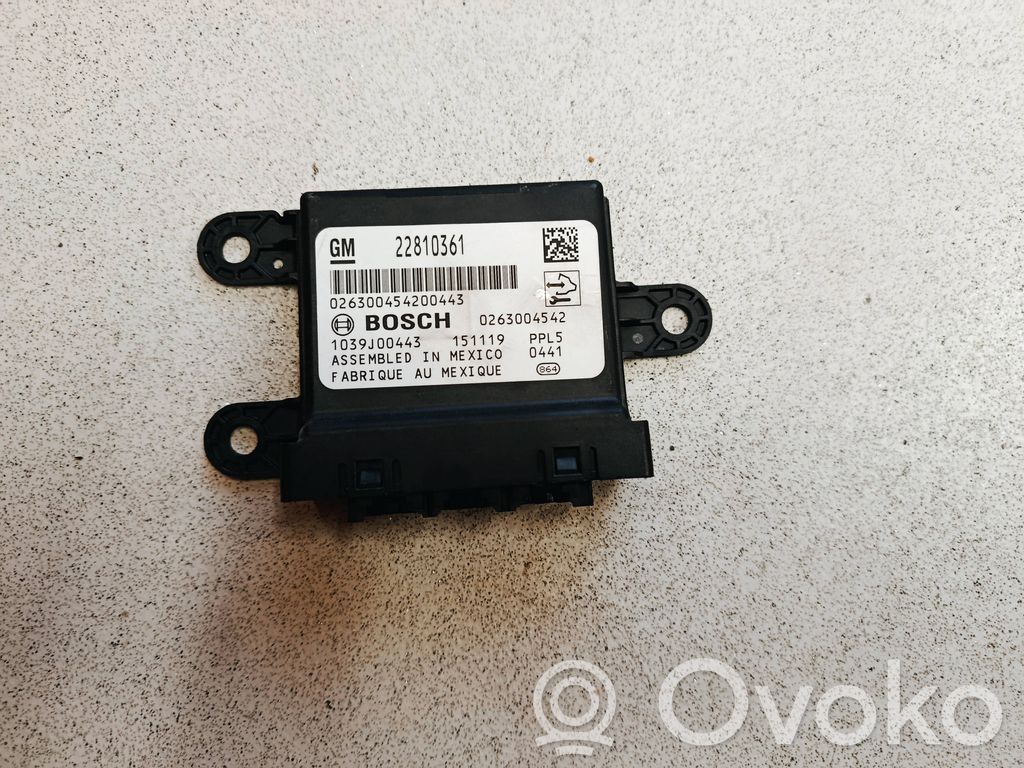 Opel Zafira C Unitate/modul de comandă parcare PDC 