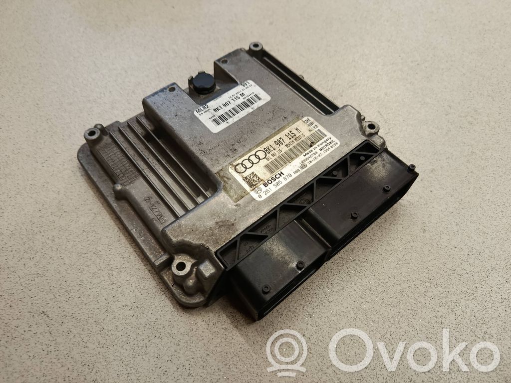 Engine control unit/module   8K1907115M,8K1907115,0261S05870