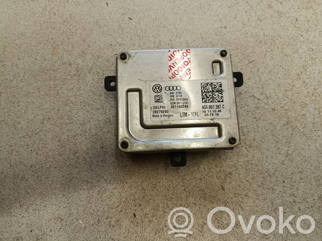 Audi A7 S7 4G Moduł poziomowanie świateł Xenon 